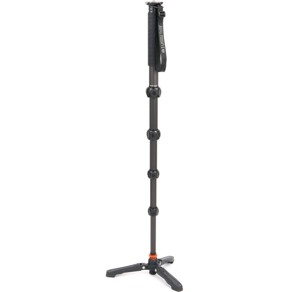 3 Legged Thing Alana Carbon Fiber Monopod with DocZ Foot Stabilizer Kit - Image 5