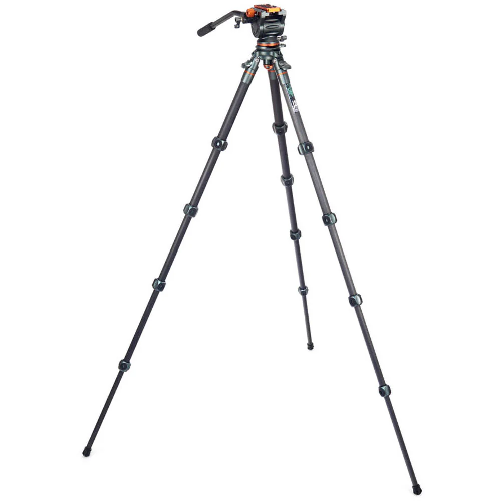 3 Legged Thing Jay Carbon Fiber Tripod with Quick Leveling Base & AirHed Cine-A Fluid Head System - Image 2