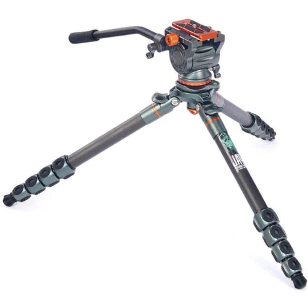 3 Legged Thing Jay Carbon Fiber Tripod with Quick Leveling Base & AirHed Cine-A Fluid Head System - Image 3
