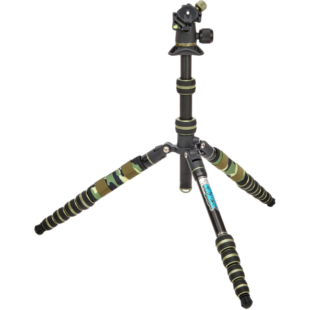 3 Legged Thing - Punks Corey 2.0 Tripod Kit with AirHed Neo 2.0 Twist Lock QR Ballhead (Black/Green) - Image 3