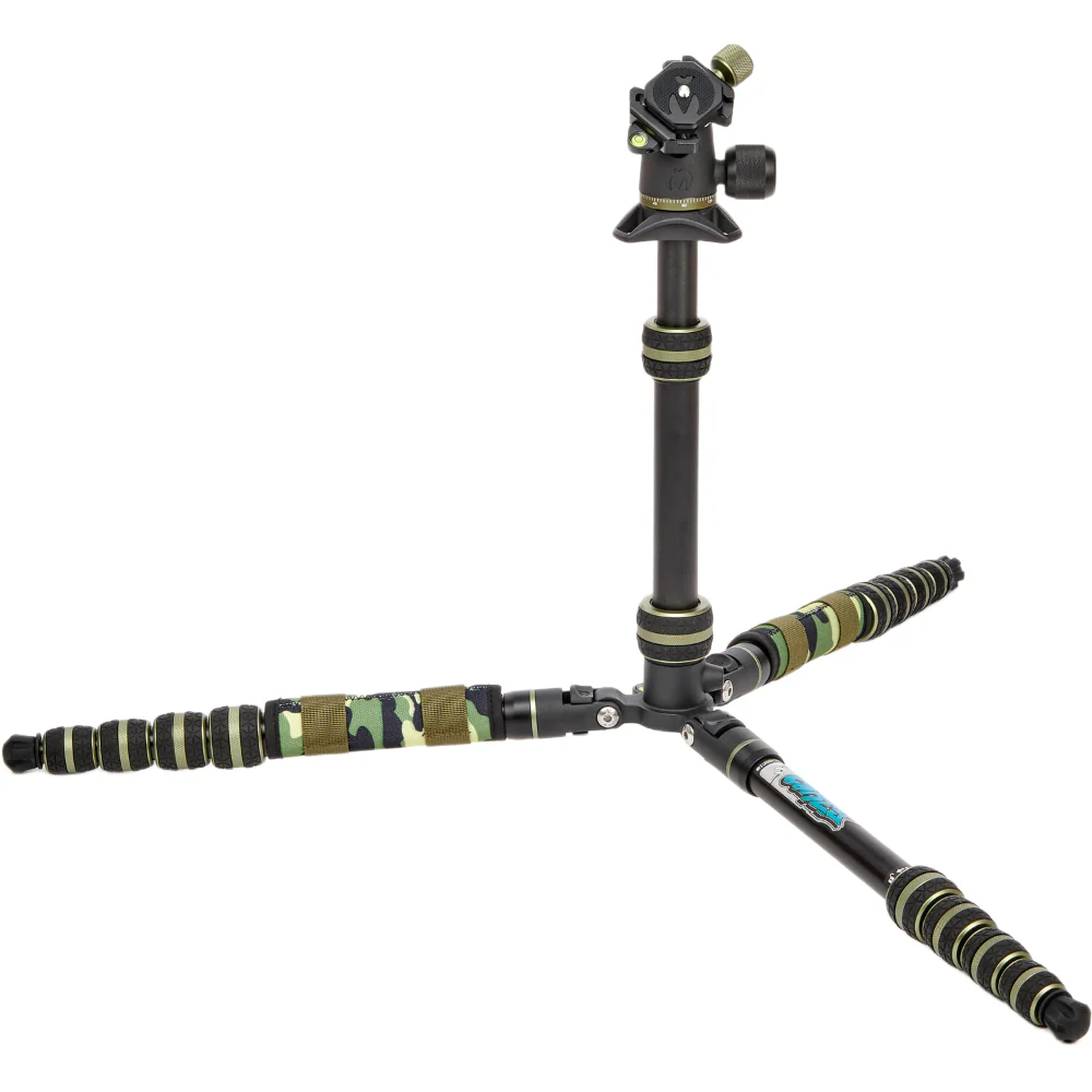 3 Legged Thing - Punks Corey 2.0 Tripod Kit with AirHed Neo 2.0 Twist Lock QR Ballhead (Black/Green) - Image 4