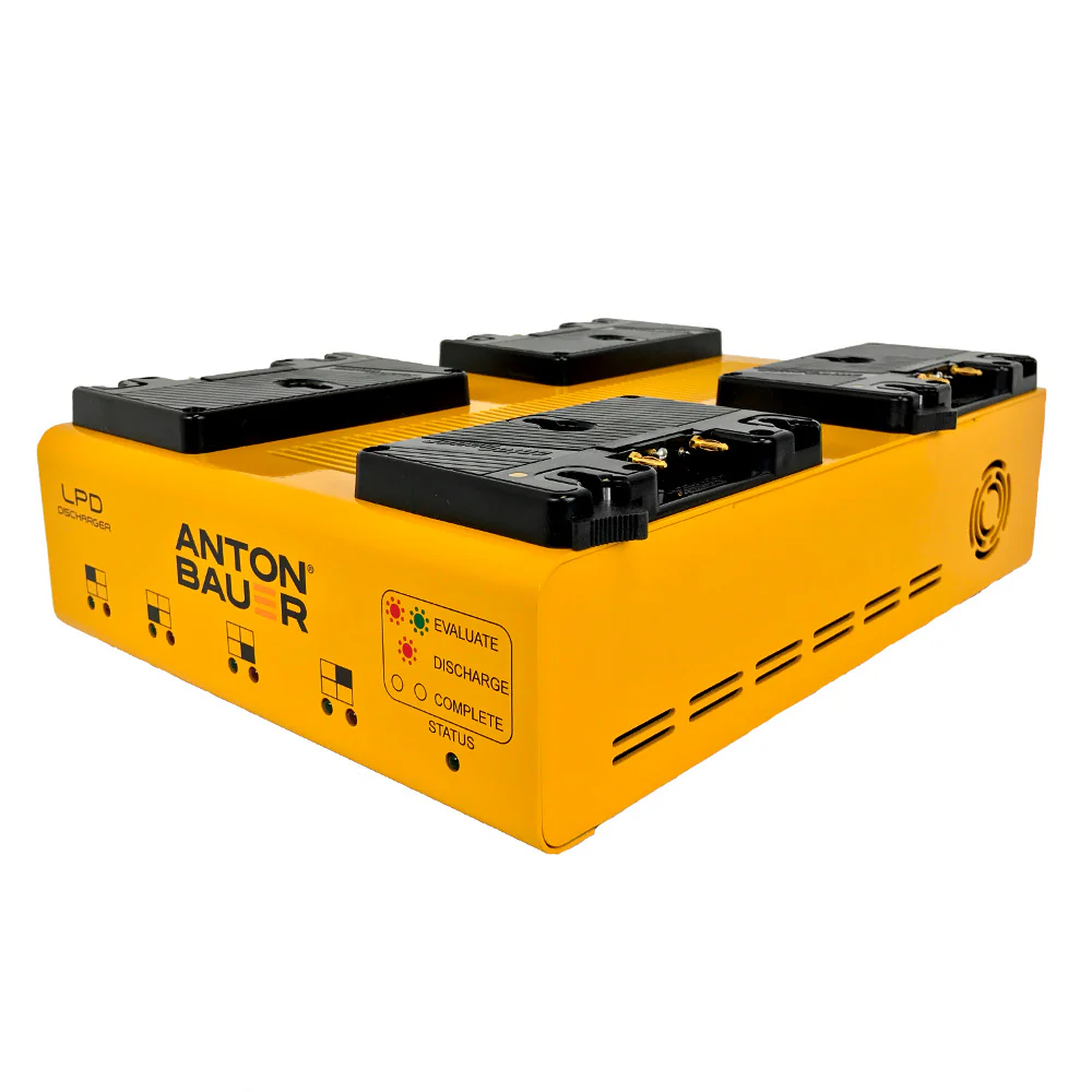 Anton Bauer Discharger LPD Quad Gold Mount low profile simultaneous four position - Image 3