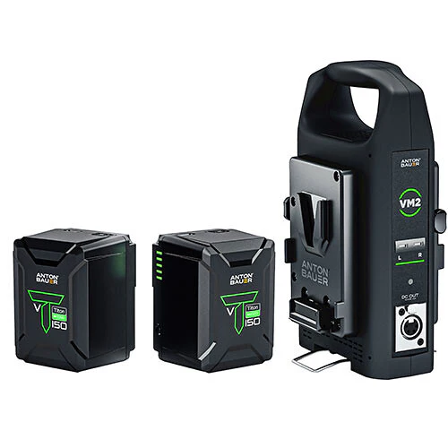 Anton Bauer Titon Micro 150 V Mount two battery kit with VM2 charger - Image 11