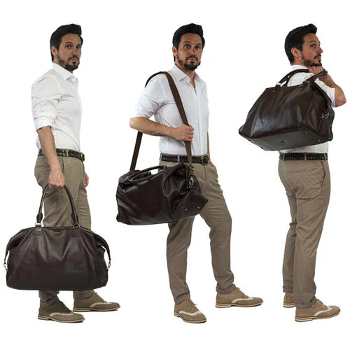 Barber Shop Duffle Camera Bag "Cesar Cut" - Black - Image 4