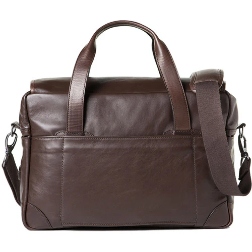 Barber Shop Medium Messenger "Bob Cut" - Dark Brown Leather - Image 10