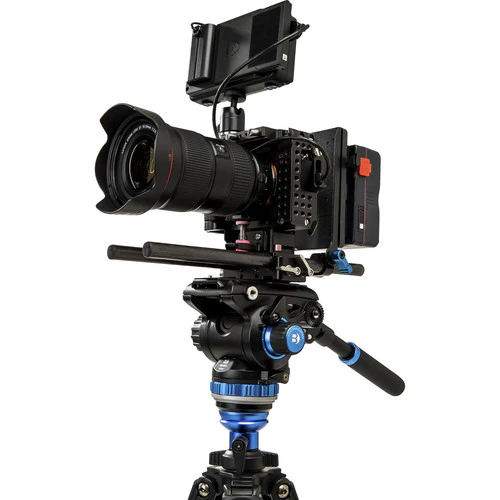 Benro A2573F Aluminum Single Tube Tripod with S6Pro Fluid Video Head - Image 10
