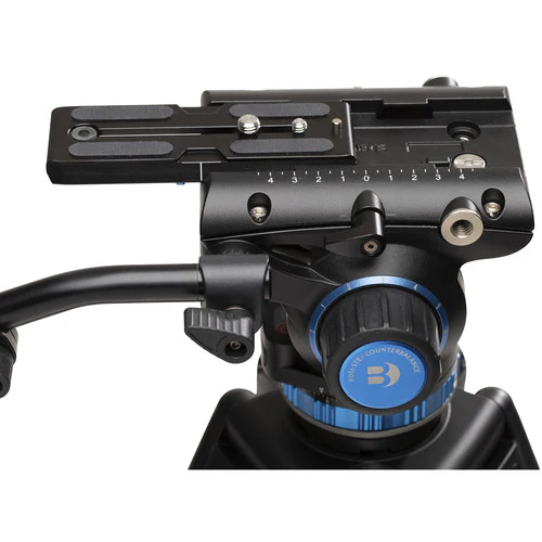 Benro C373F Carbon Fiber Single-Tube Tripod with S8Pro Fluid Video Head - Image 11