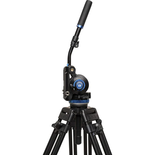 Benro C373F Carbon Fiber Single-Tube Tripod with S8Pro Fluid Video Head - Image 2