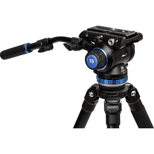 Benro C373F Carbon Fiber Single-Tube Tripod with S8Pro Fluid Video Head - Image 27