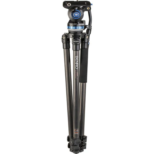 Benro C373F Carbon Fiber Single-Tube Tripod with S8Pro Fluid Video Head - Image 29