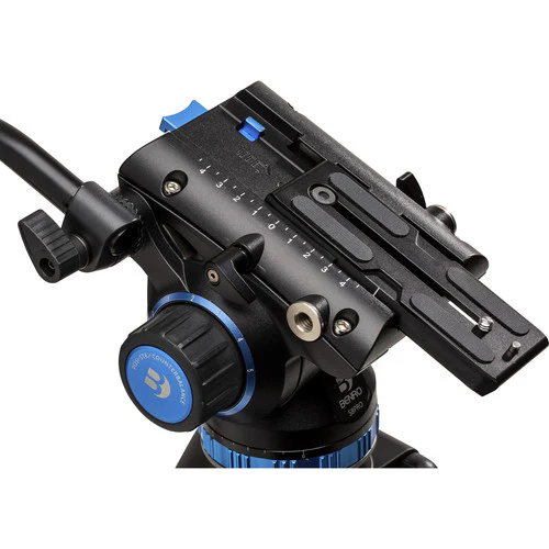 Benro C373F Carbon Fiber Single-Tube Tripod with S8Pro Fluid Video Head - Image 3