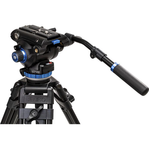 Benro C373F Carbon Fiber Single-Tube Tripod with S8Pro Fluid Video Head - Image 9
