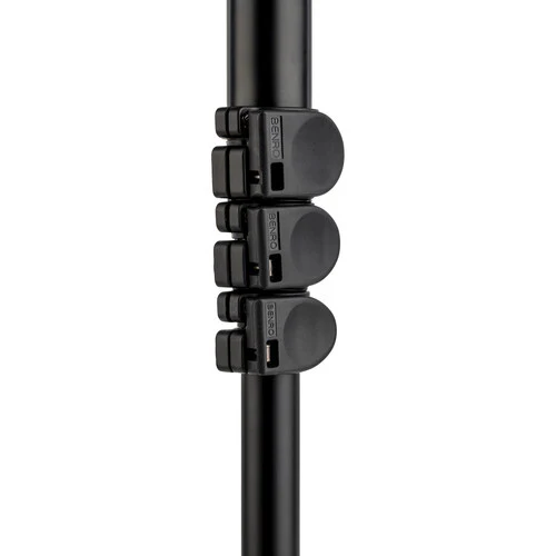 Benro Connect Video Aluminum Monopod with Flip Locks, 3-Leg Base, and S4 PRO Hea - Image 6