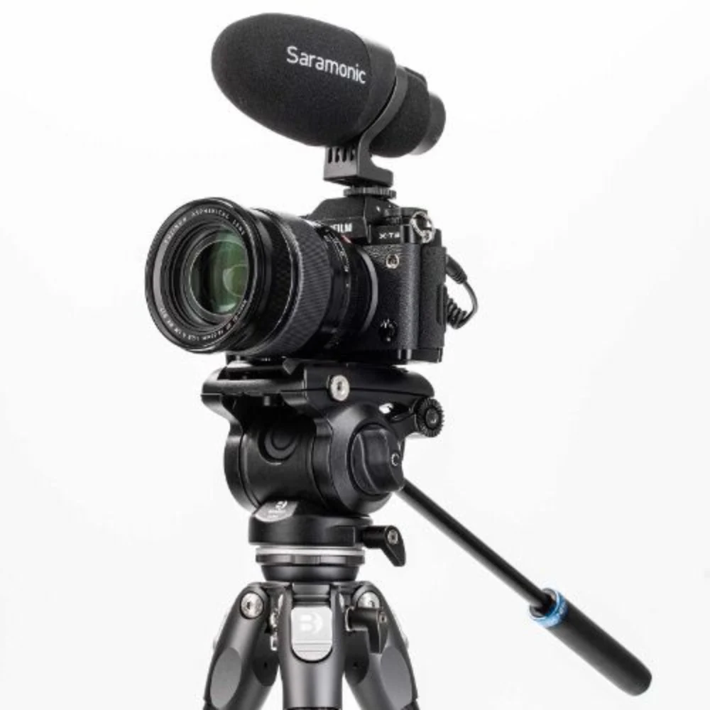 Benro Tortoise 24CLV, Carbon Fibre, Twist Lock, S6PRO Head, QR6PRO Plate, Video Tripod Kit - Image 3