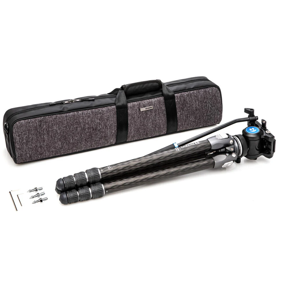 Benro Tortoise Carbon Fiber 3 Series Tripod System with S4Pro Video Head - Image 4