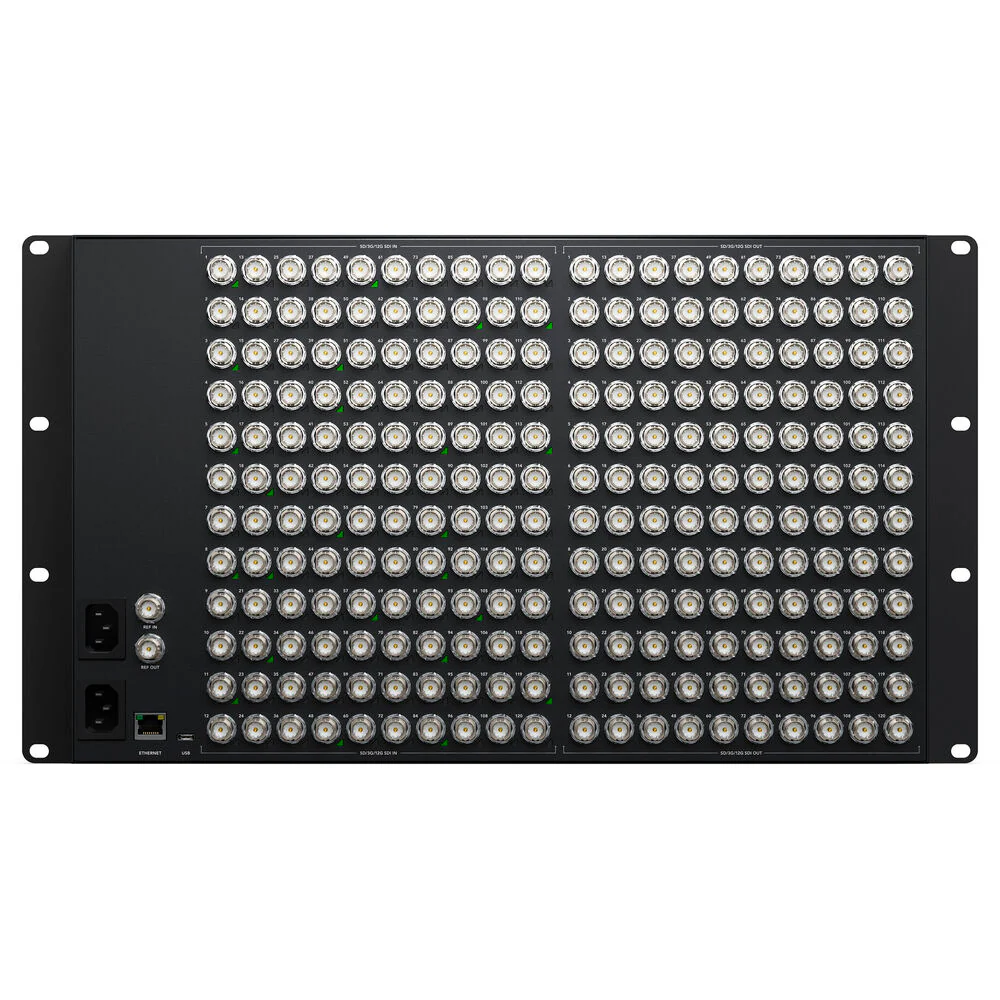 Blackmagic Design Videohub 120x120 12G Zero-Latency Video Router - Image 3