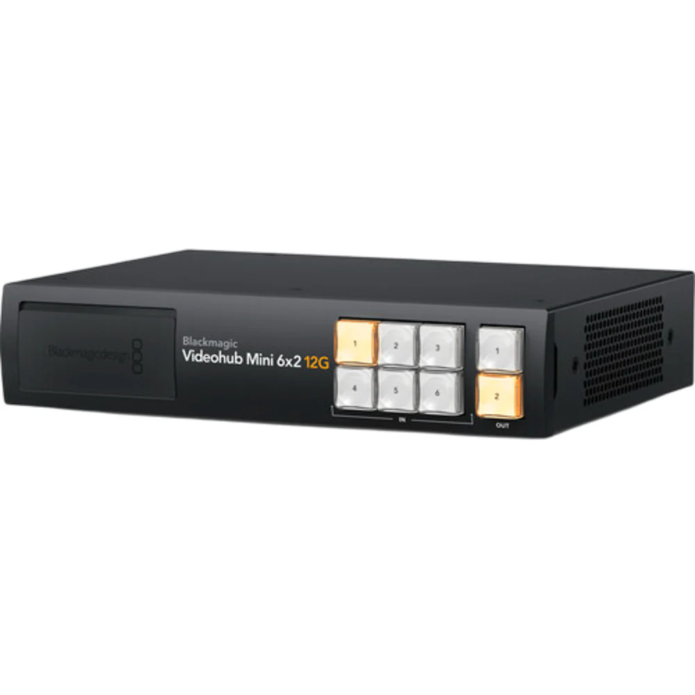 Blackmagic Videohub Mini 6x2 12G