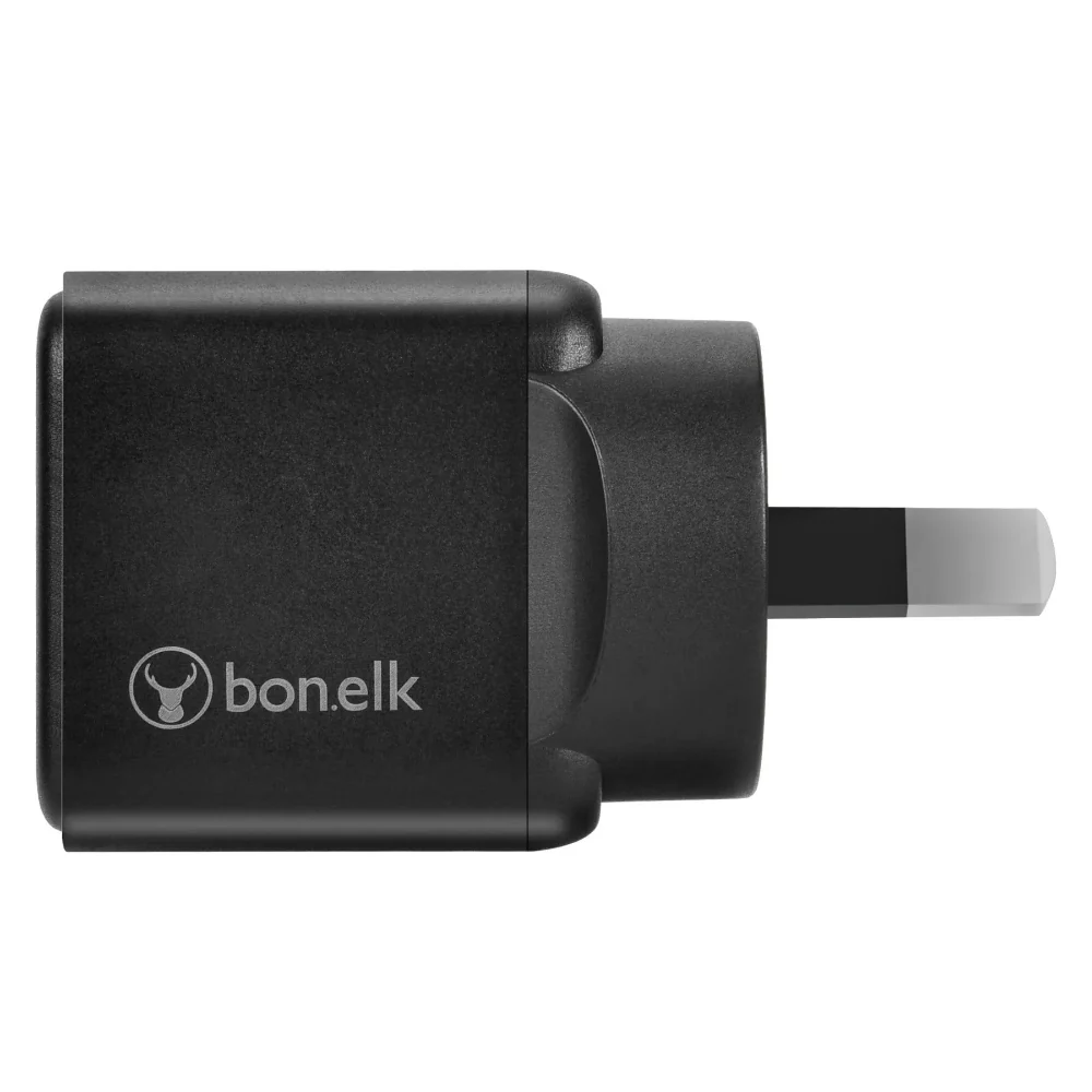 Bonelk 30W PD USB-C Wall Charger + Easy Grip Cable - Black - Image 2