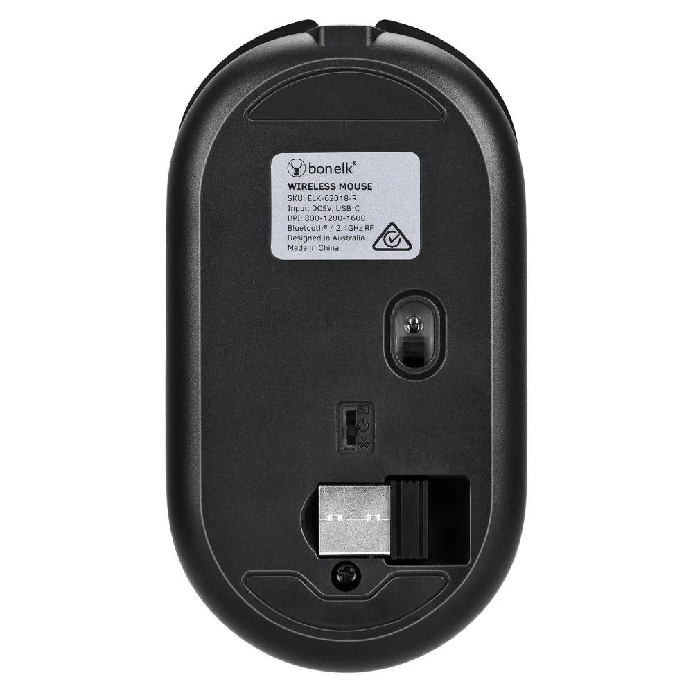 Bonelk Bluetooth/Wireless RGB 4D Mouse, 1200DPI, USB-C, M-270 - Image 6