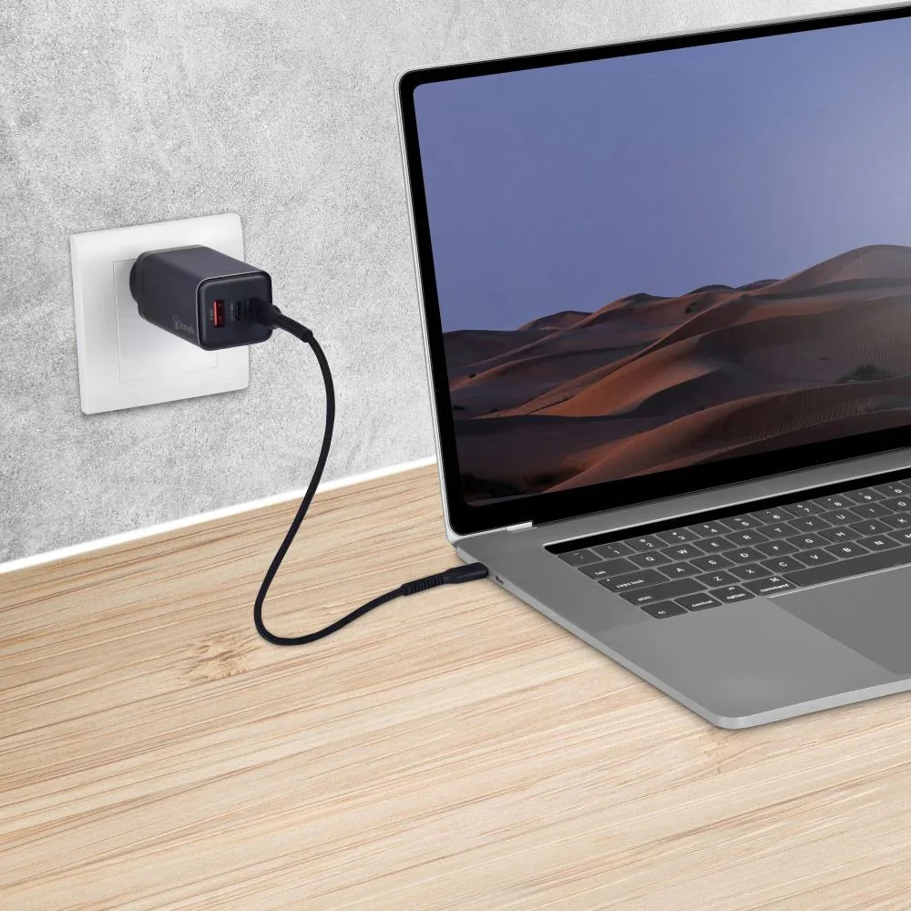 Bonelk Eco Series 65W PD Wall Charger, 3 x USB-C - Black - Image 5