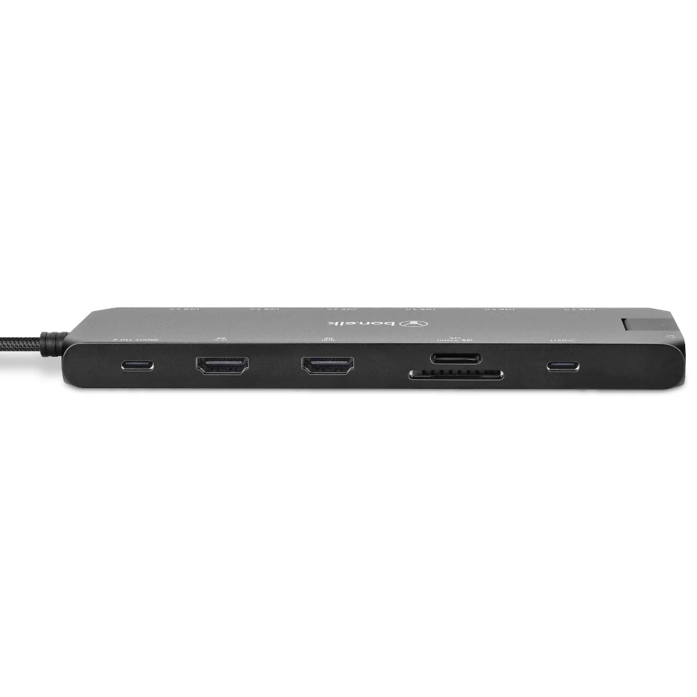 Bonelk Long-Life USB-C to 14-in-1 Multiport Hub - Black - Image 4