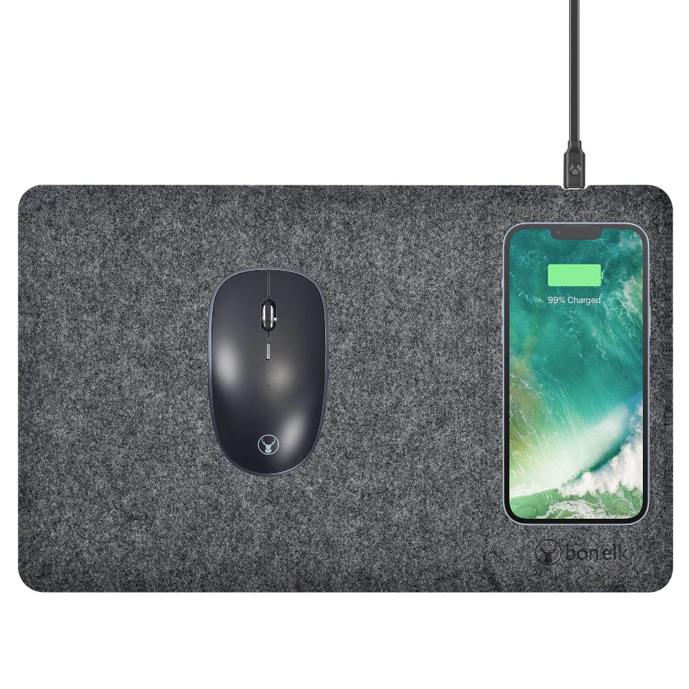 Bonelk Mouse Mat Qi Pro (Grey) - Image 2