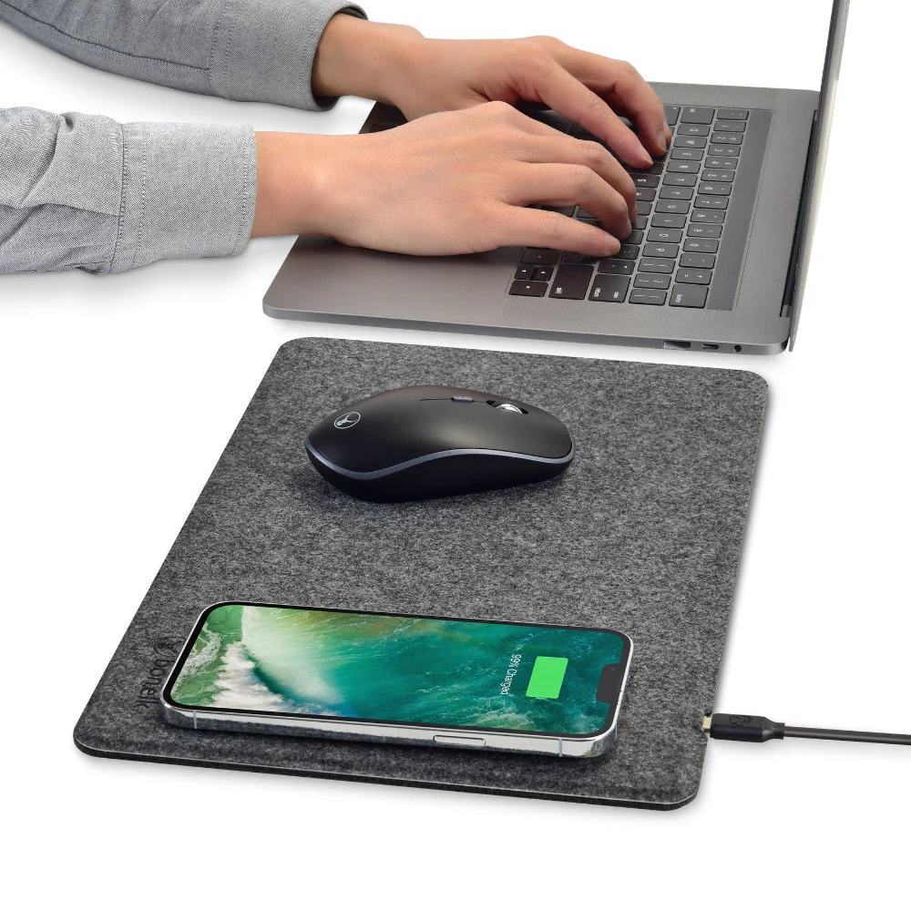 Bonelk Mouse Mat Qi Pro (Grey) - Image 5