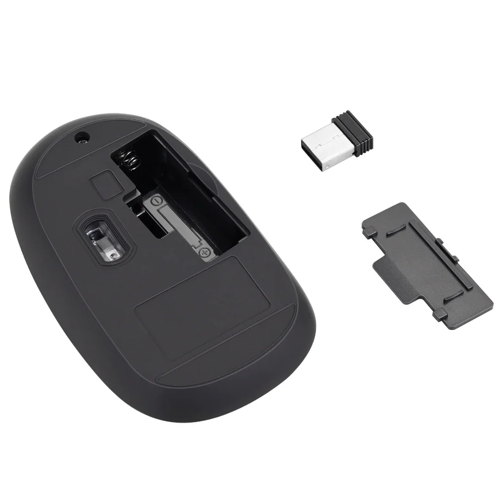 Bonelk Wireless Round Scroll 4D Mouse, 800-1600 DPI, M-257 - Image 3