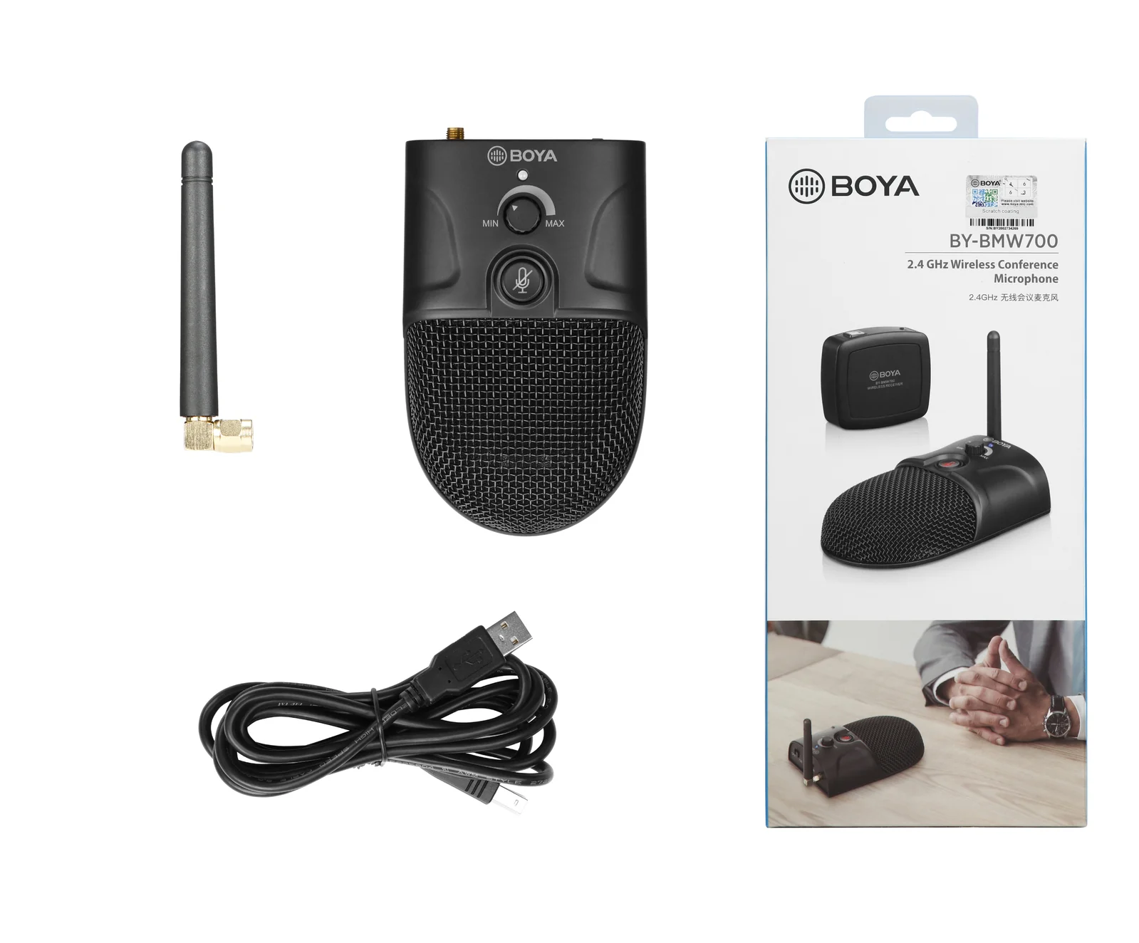 BOYA BY-BMW700 2.4G Wireless Conference Microphone - Image 3