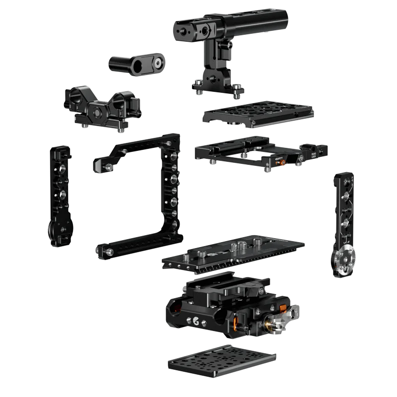 Bright Tangerine LeftField 3 Expert Kit for RED V-RAPTOR (DJI Ronin 2) - Image 2