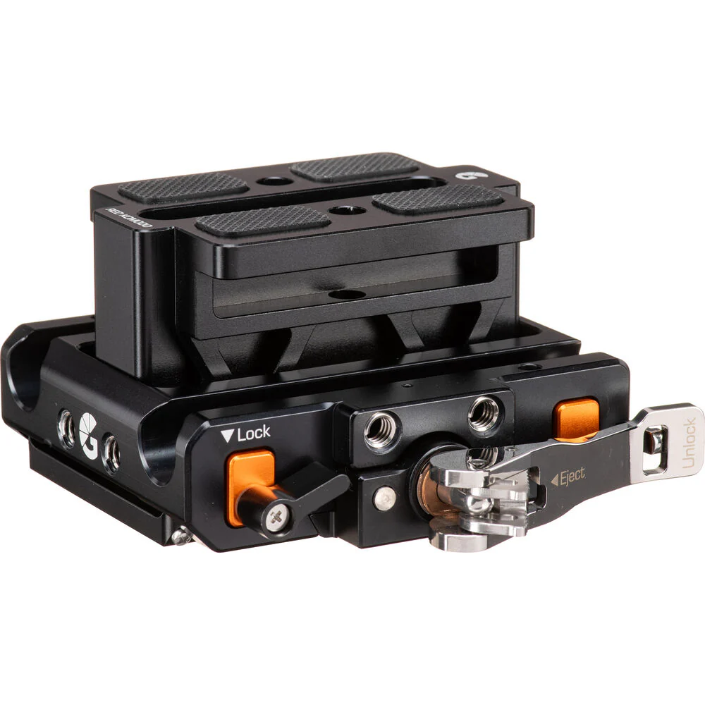 Bright Tangerine LeftField 3 QR Baseplate (Standard) for RED Komodo & Komodo-X - Image 2