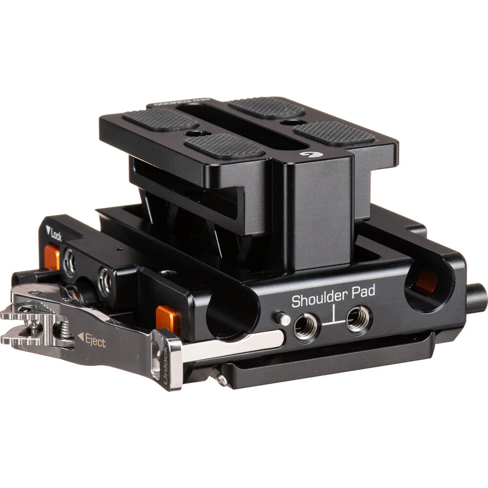 Bright Tangerine LeftField 3 QR Baseplate (Standard) for RED Komodo & Komodo-X - Image 3