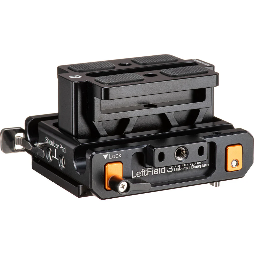 Bright Tangerine LeftField 3 QR Baseplate (Standard) for RED Komodo & Komodo-X - Image 4