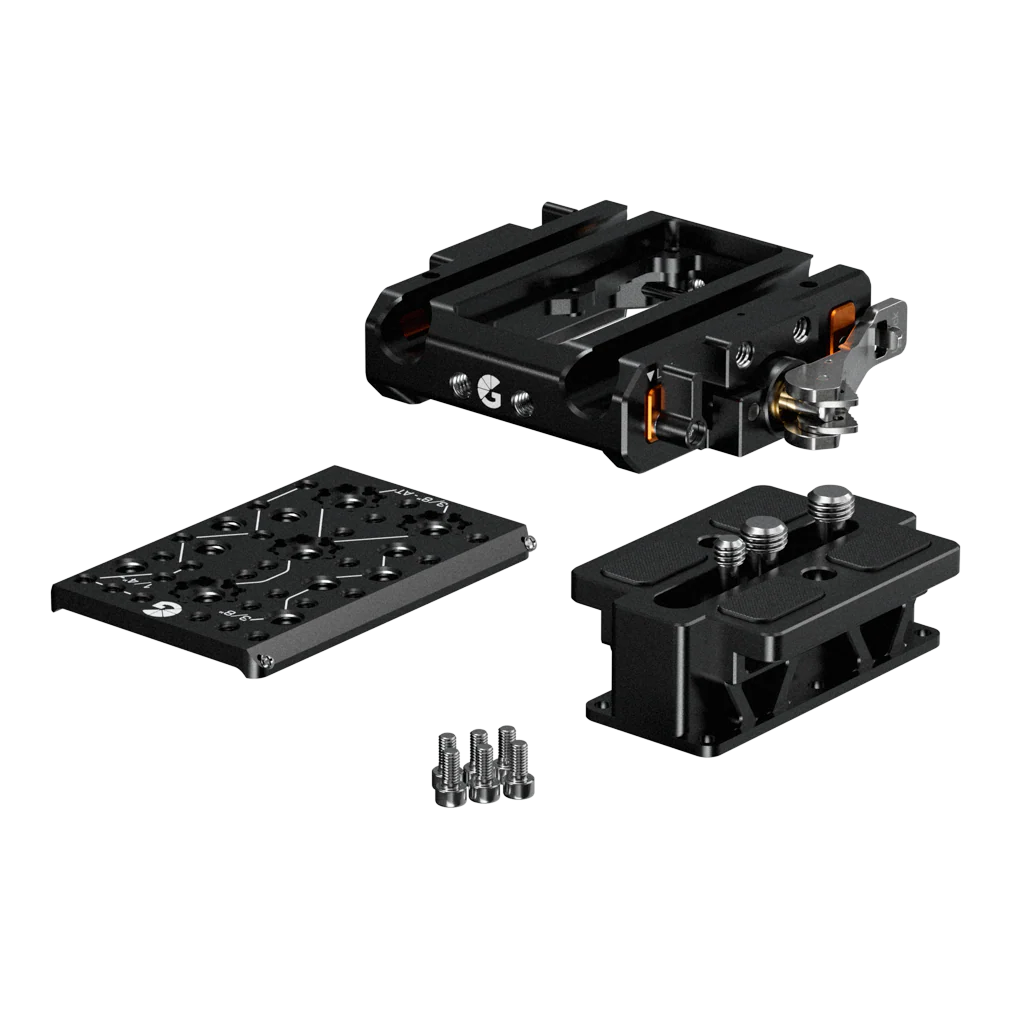Bright Tangerine LeftField 3 QR Baseplate (Standard) for RED V-RAPTOR - Image 2
