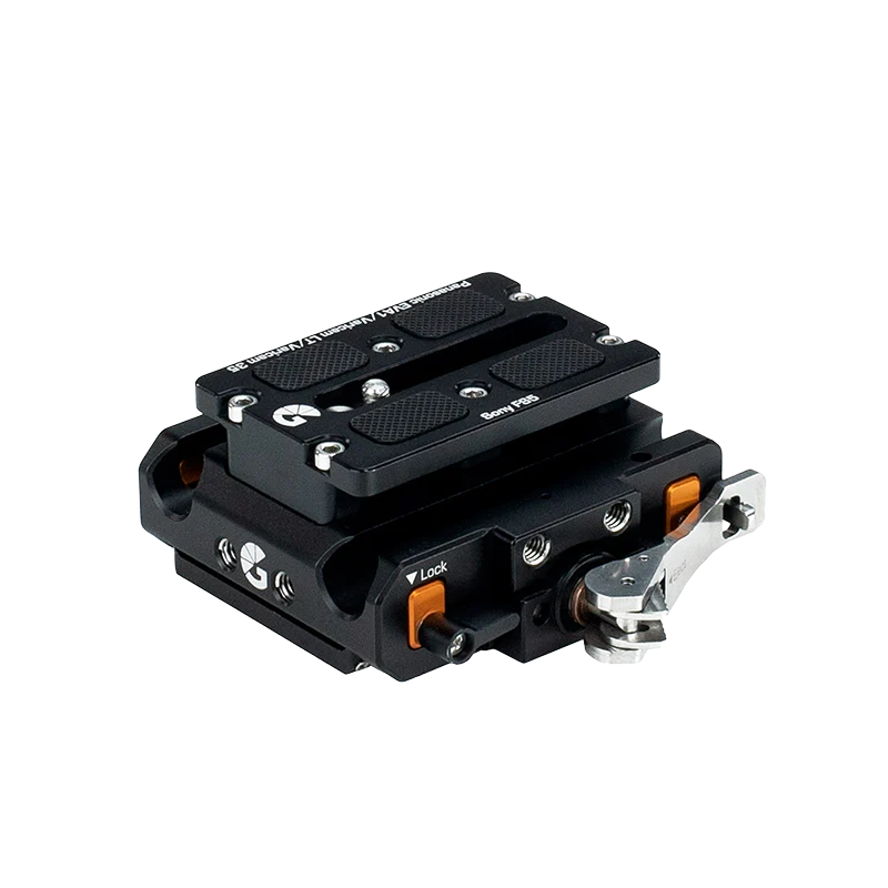 Bright Tangerine LeftField 3 Sony FS5 QR Baseplate - Image 2