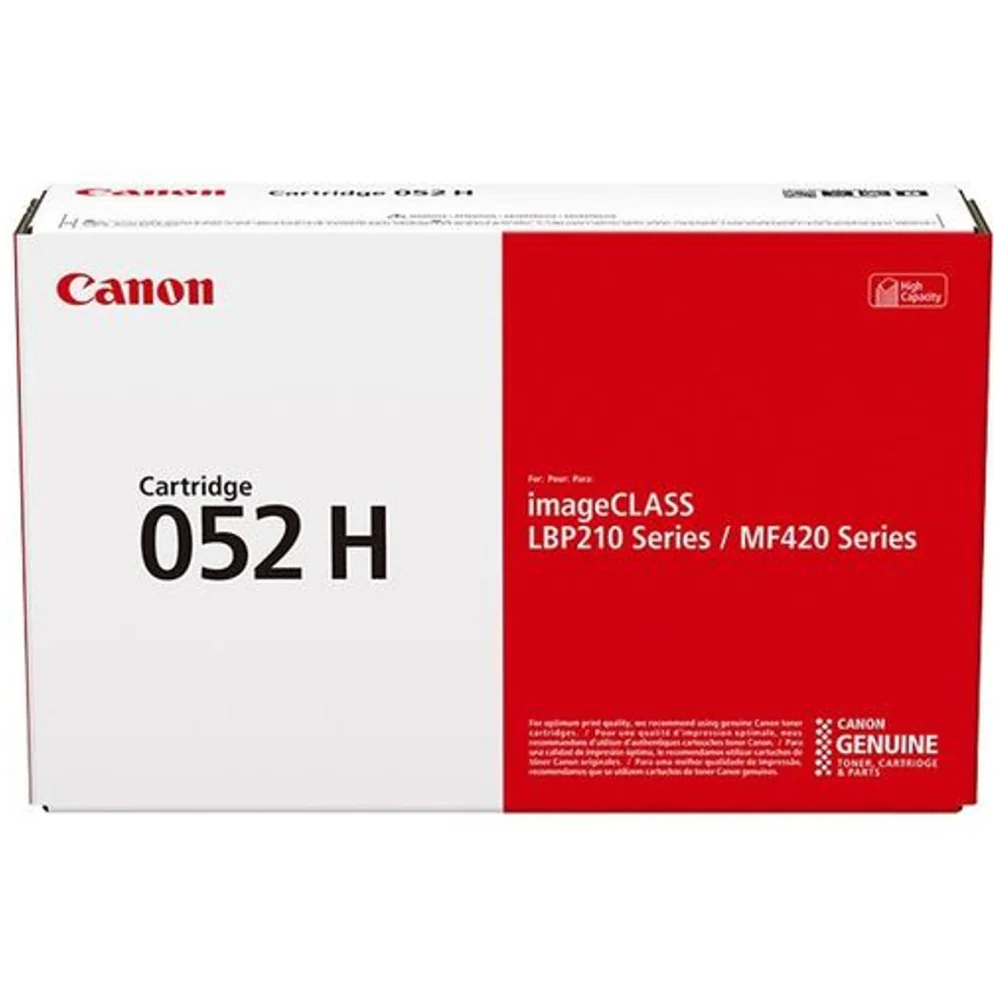 Canon CART052H High Yield Toner Cartridge 9200 Pages - Black