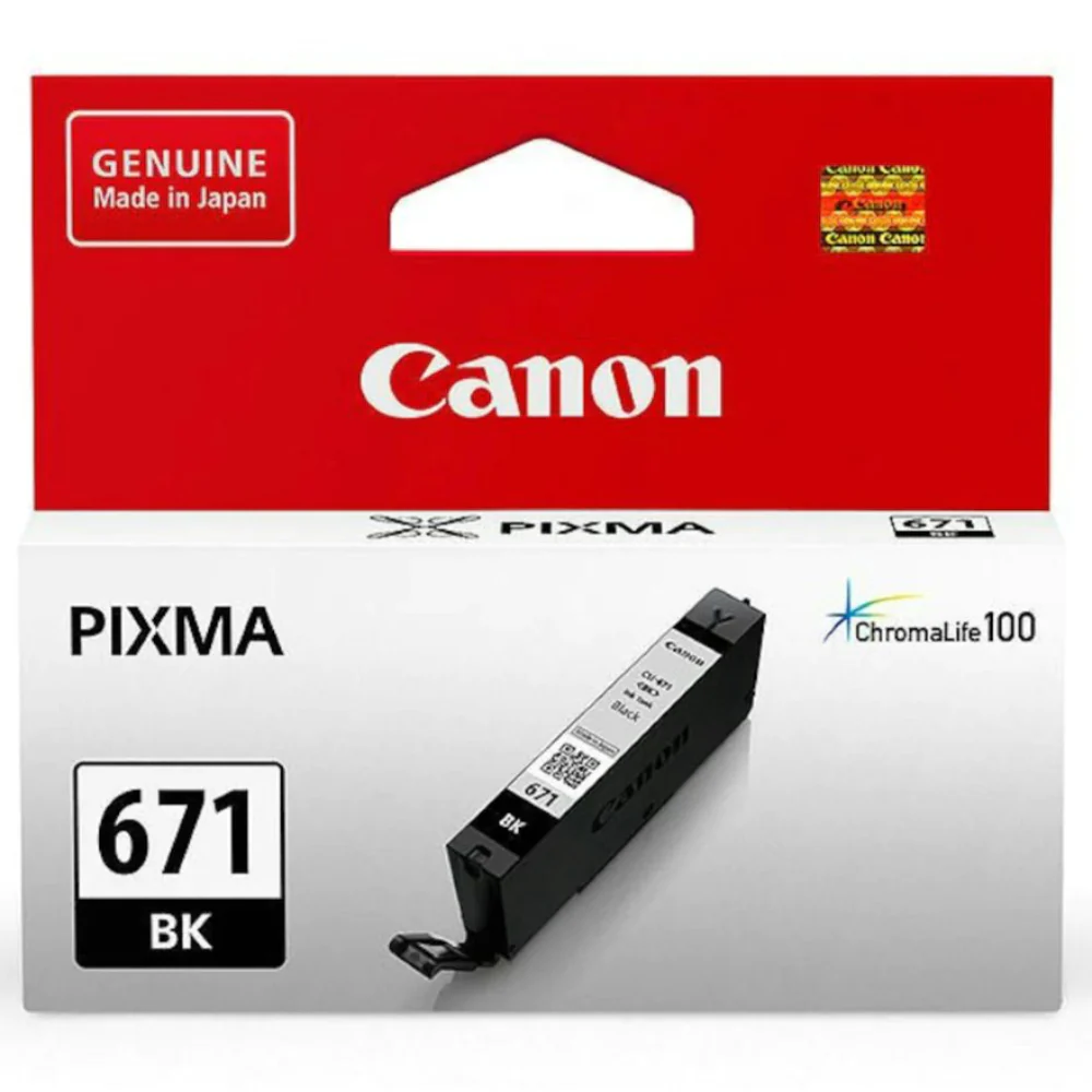 Canon CLI671BK Ink Cartridge 1105 Pages - Black