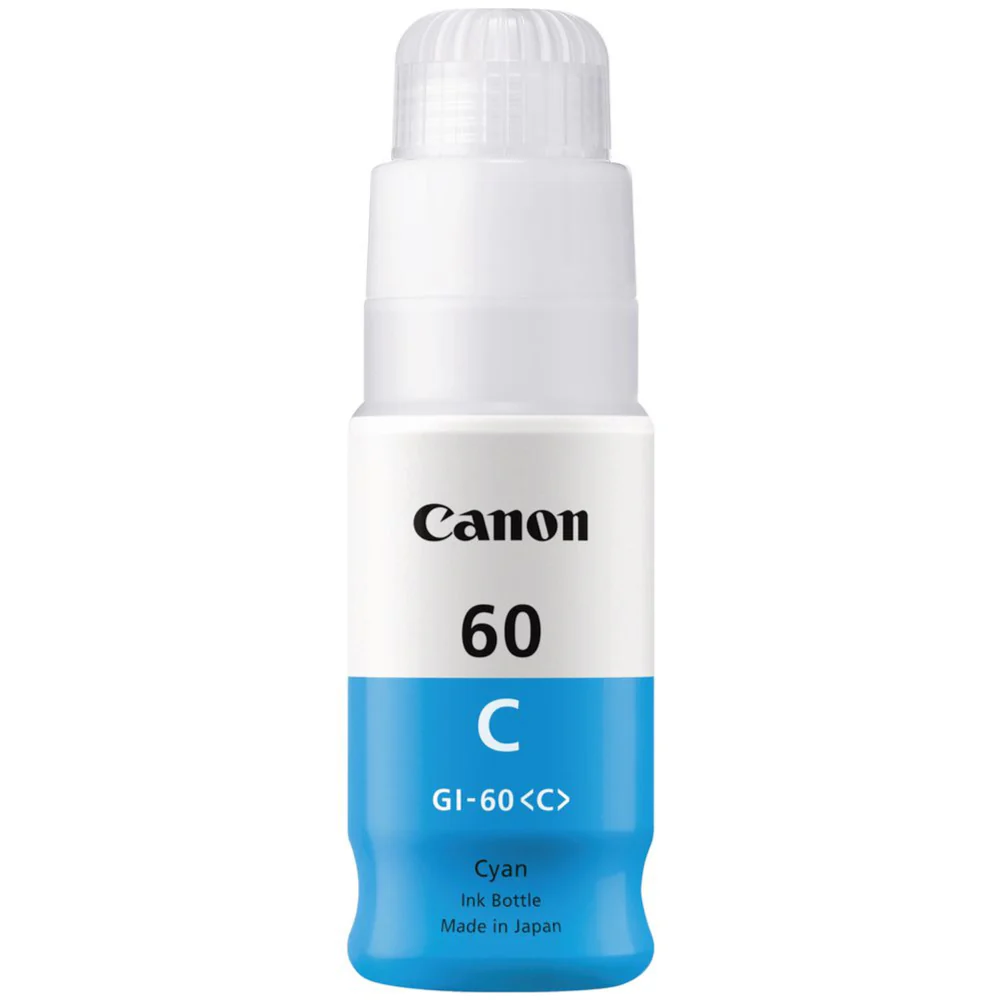 Canon GI60C Ink Bottle Cyan - 7700 Pages - Image 2