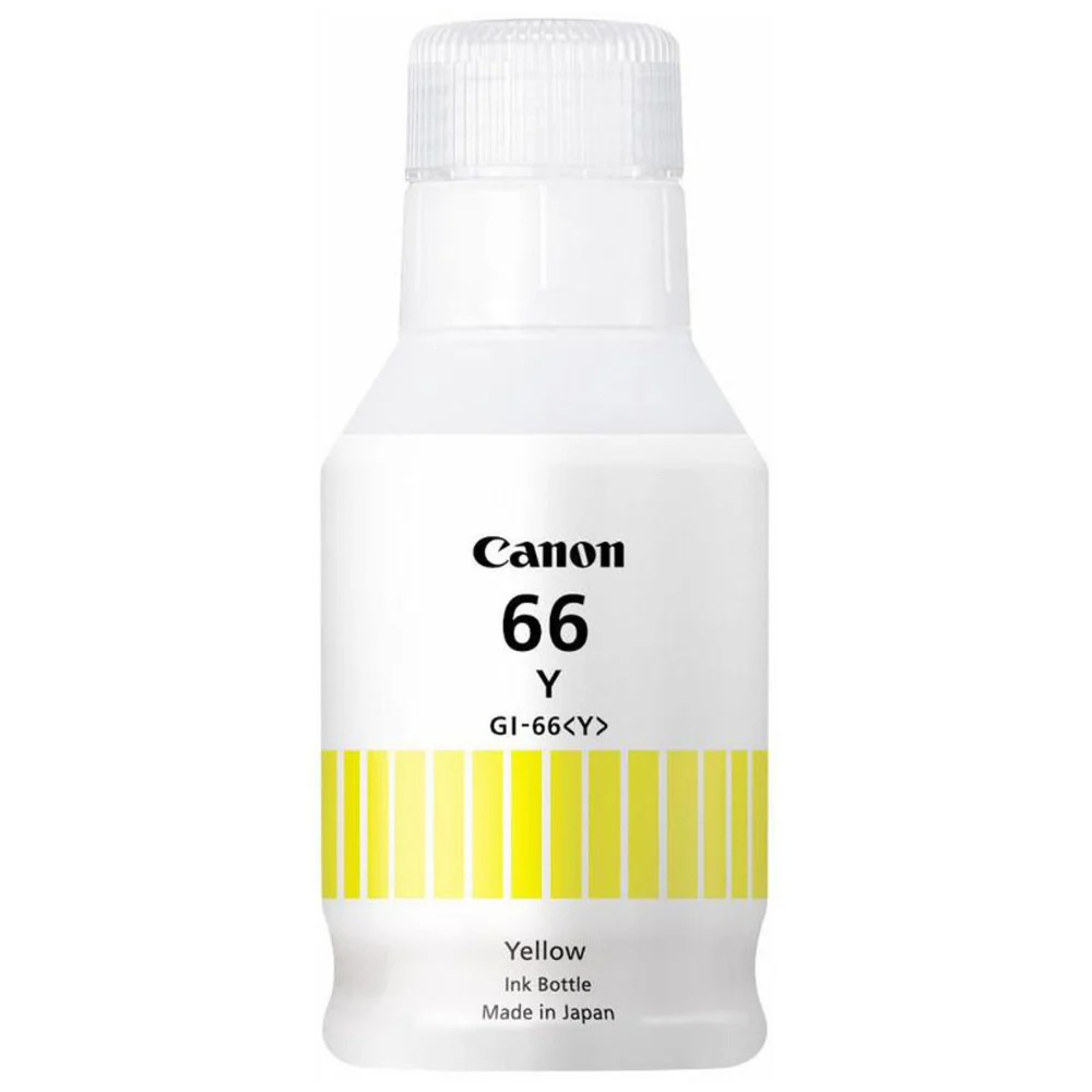 Canon GI66Y Megatank Ink Bottle Yellow - 6000 Pages
