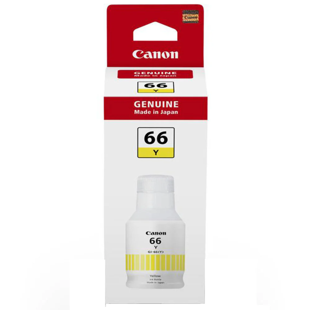 Canon GI66Y Megatank Ink Bottle Yellow - 6000 Pages - Image 2