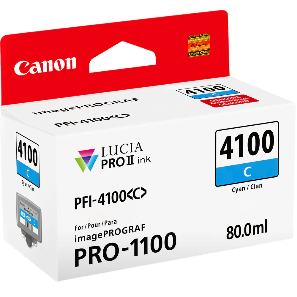 Canon PFI-4100 Pigment Ink Tank (80mL) — For Pro-1100 - Image 3