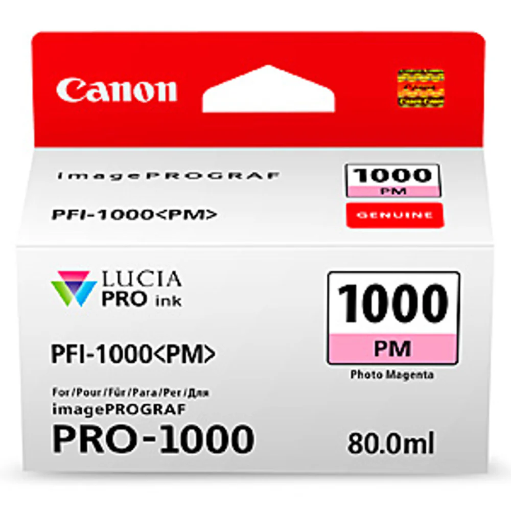 Canon PFI1000PM Photo High Yield Ink Cartridge - Magenta