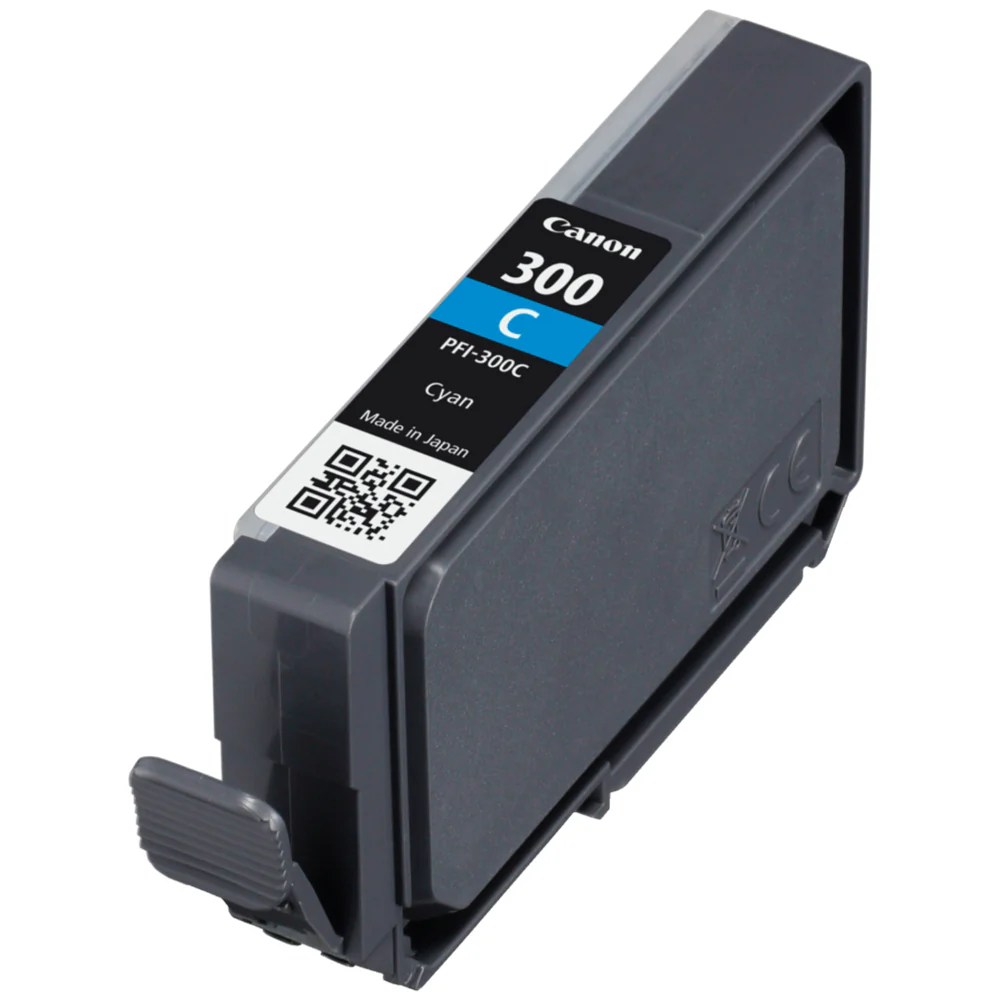 Canon PFI300C Cyan Ink Cartridge - Image 2