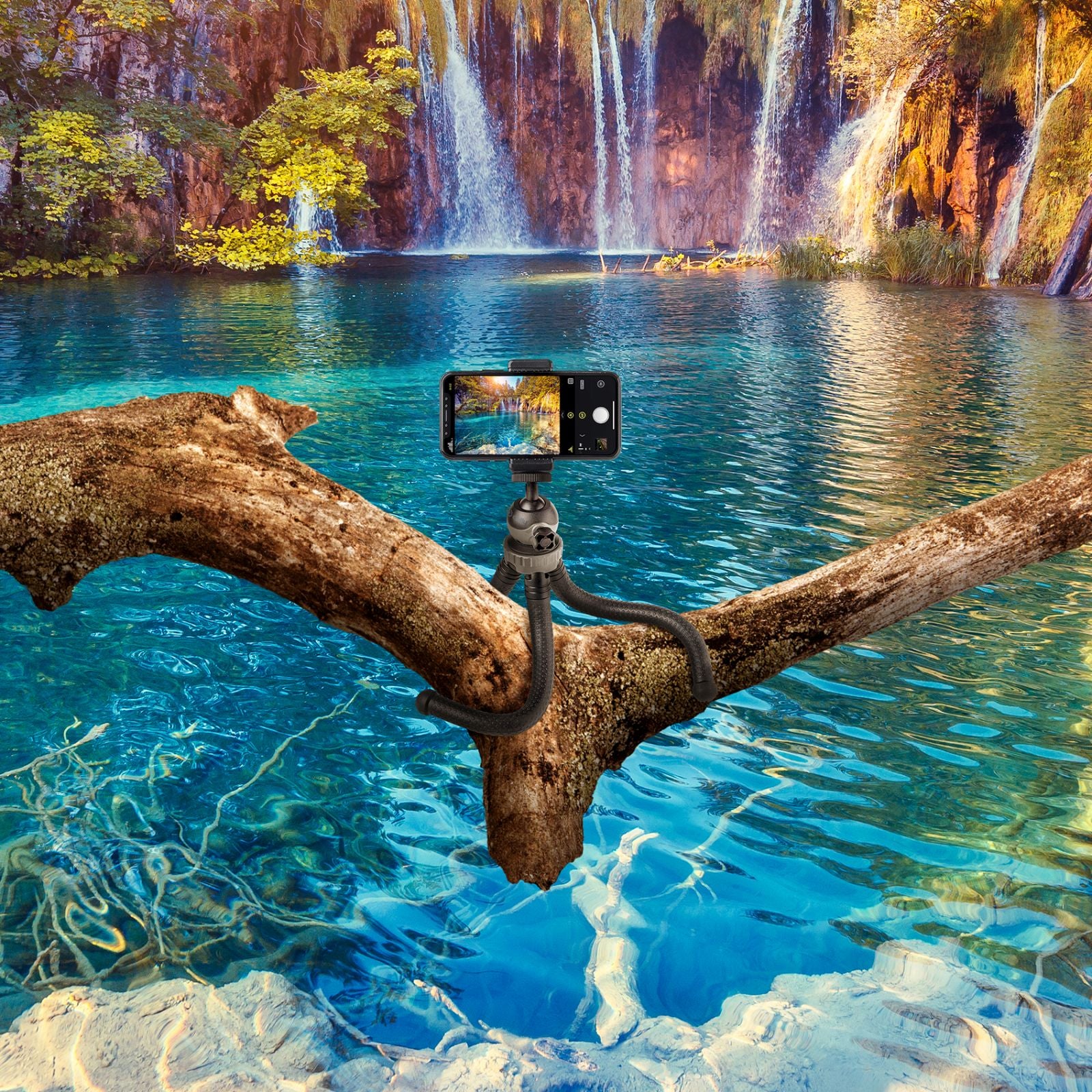 Celly Flexible Tripod for DSLR, 31cm High, 3kg Payload - Image 4