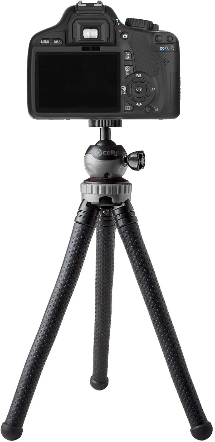 Celly Flexible Tripod for DSLR, 31cm High, 3kg Payload - Image 5