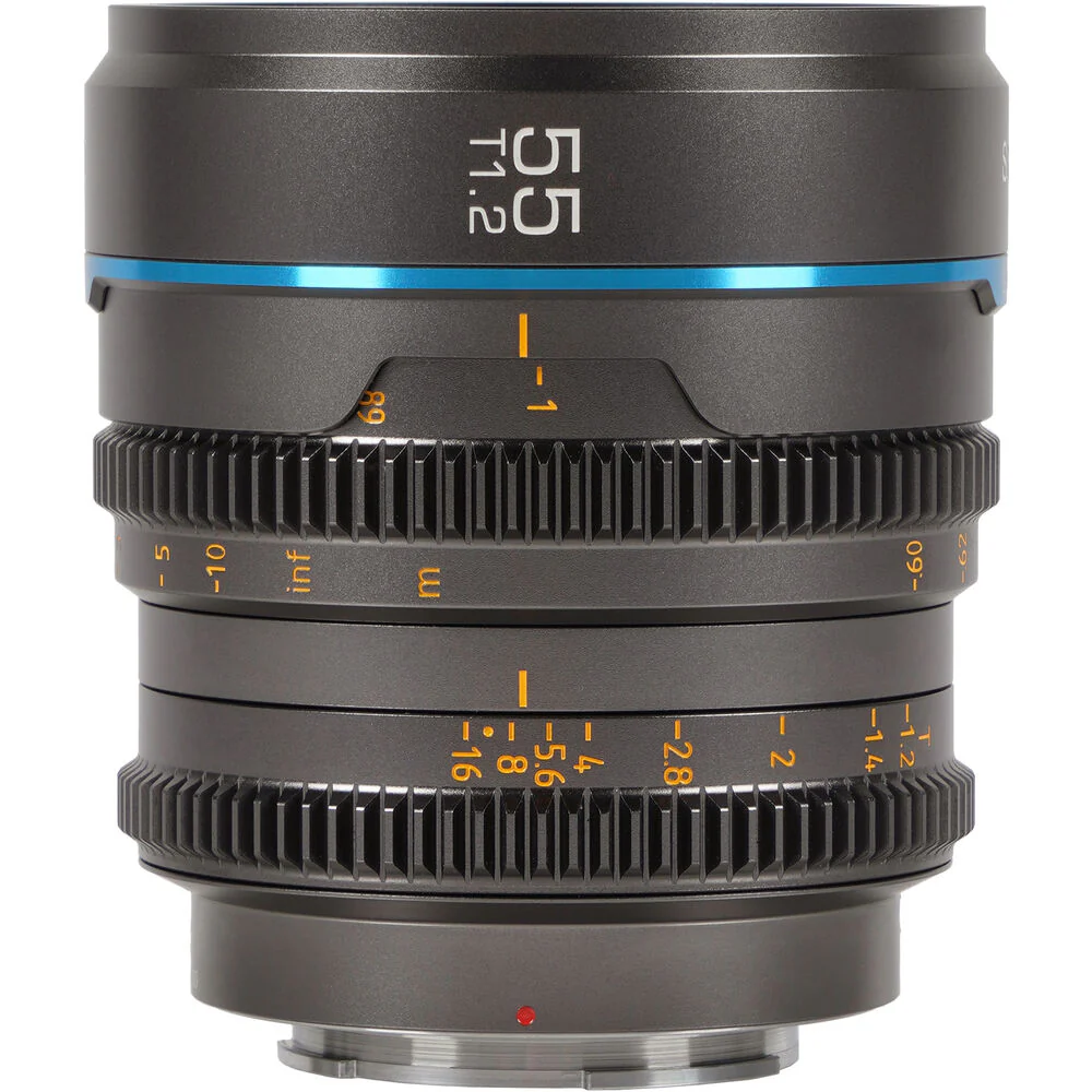 Sirui Nightwalker 55mm T1.2 S35 Cine Lens - Gun Metal Grey - Image 2
