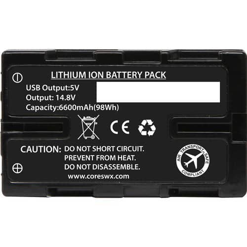 Core SWX Nano 98WH HDV Battery for Sony PMW-PXW - Image 2