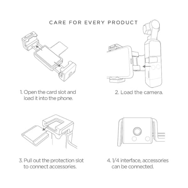 CYNOVA Expansion Fixed Clip for OSMO Pocket 1/2 - Image 4