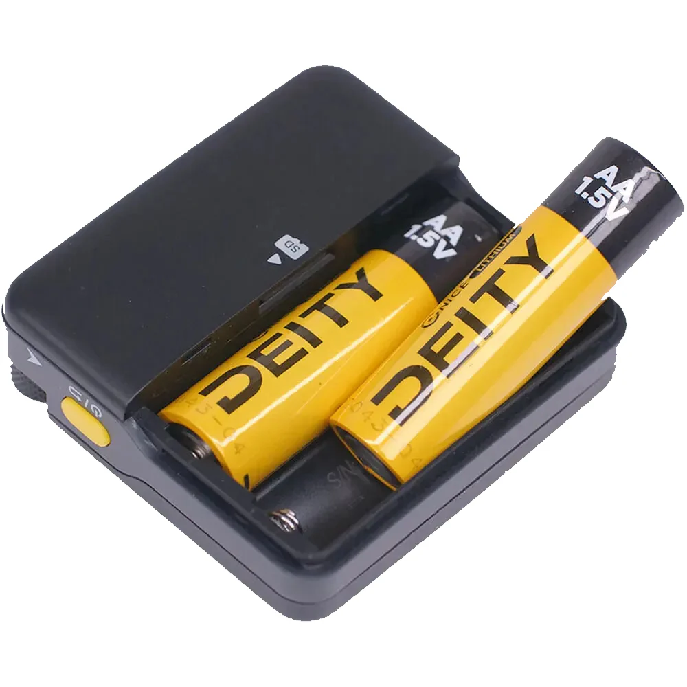 Deity PR-2 Stereo Pocket Recorder + Lavalier Mic Get 8x Lithium AA Batteries - Image 3