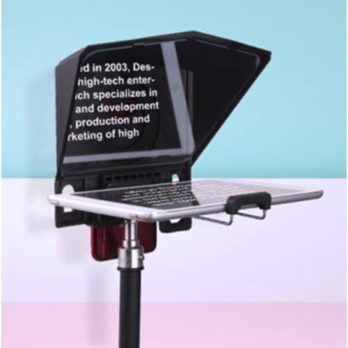 Desview T2 Teleprompter for Smartphone/Tablet/DSLR Camera w/ Lens Adapter Rings - Image 7